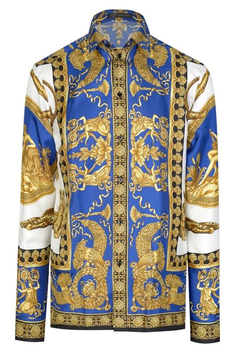 camicione versace|authentic versace shirts.